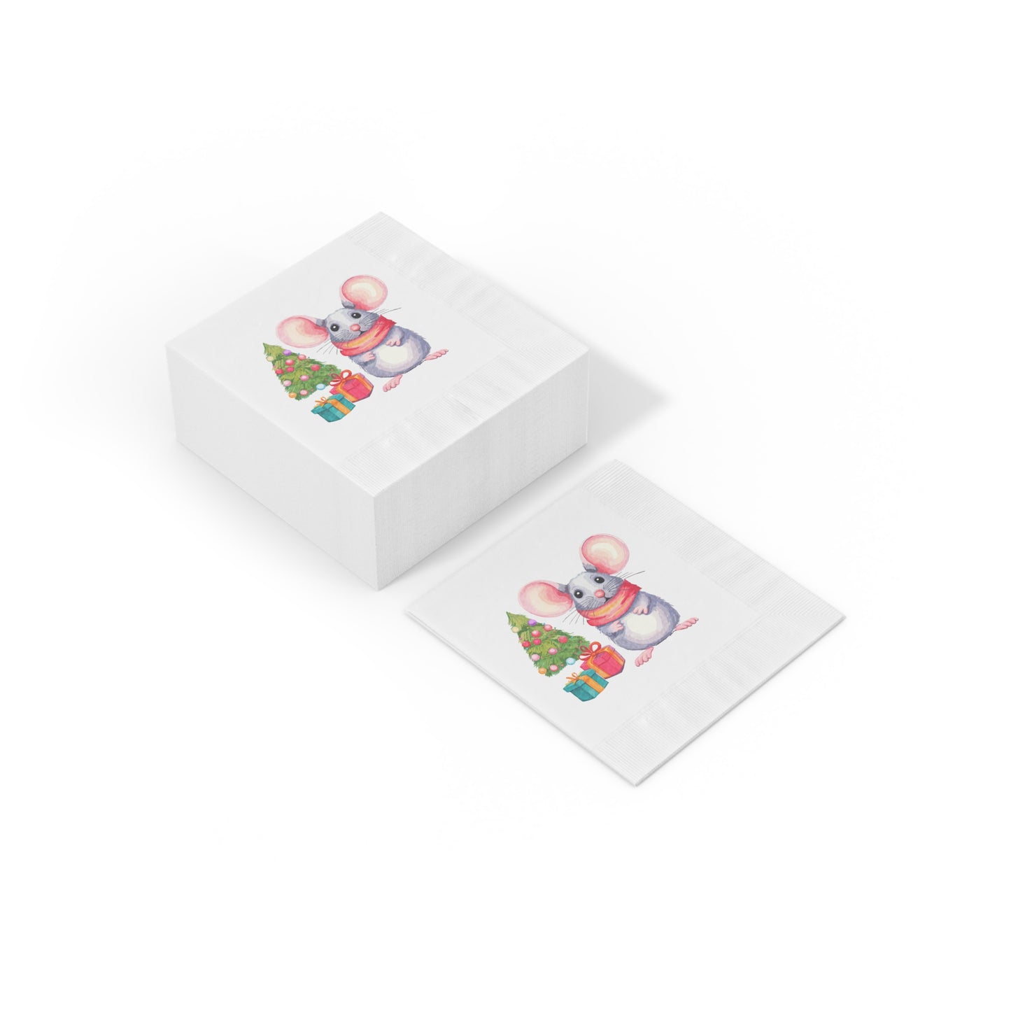 White Coined Napkins