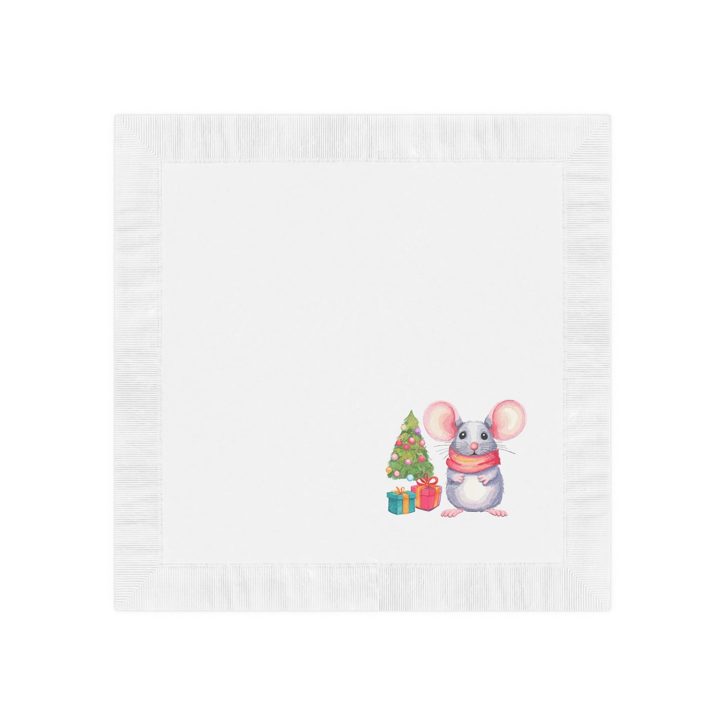 White Coined Napkins