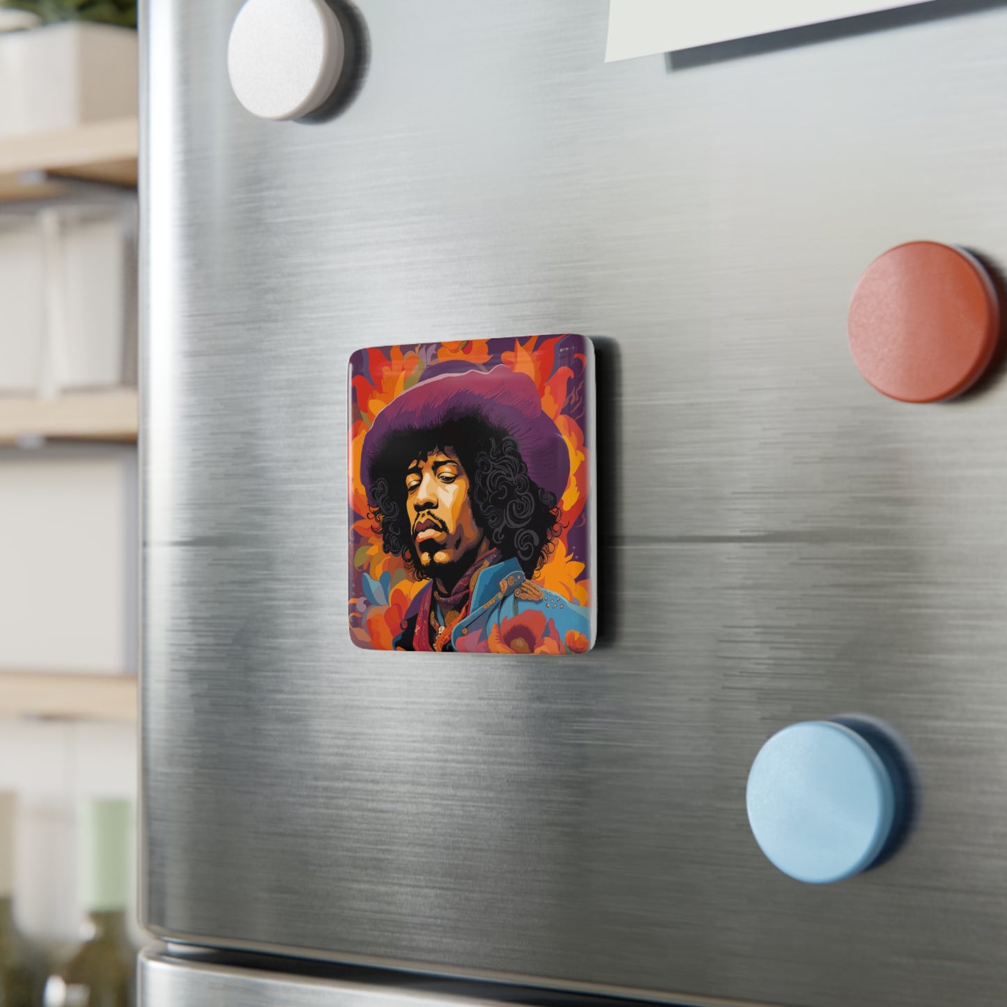 Porcelain Magnet, Square