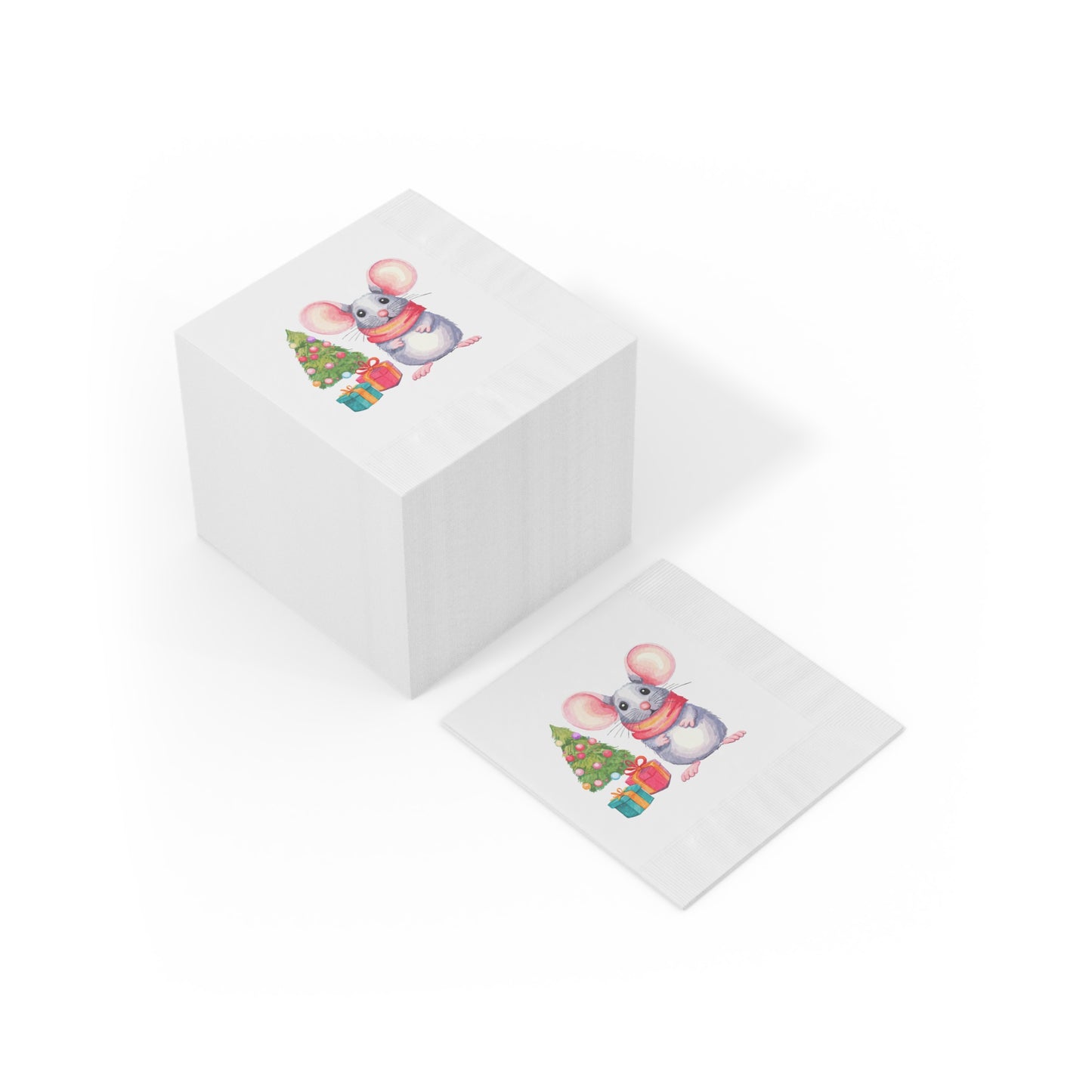 White Coined Napkins