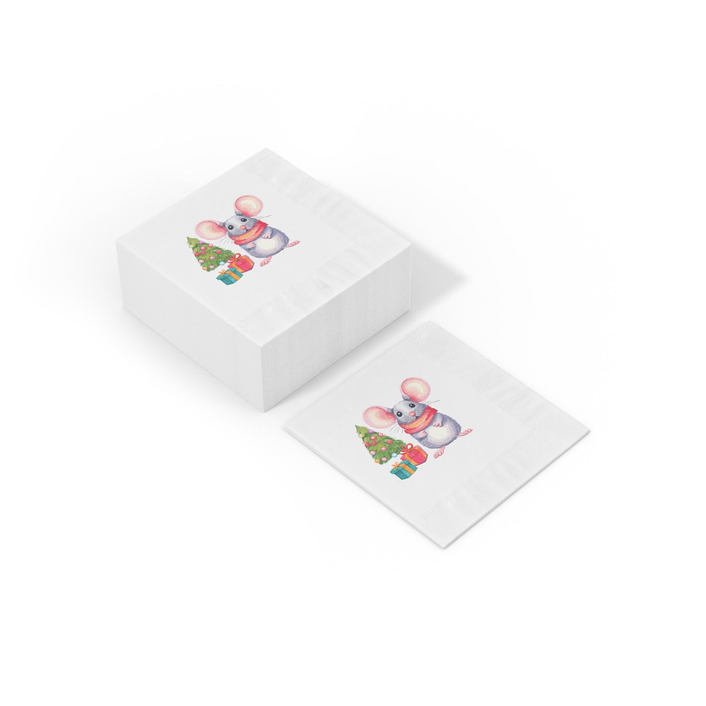 White Coined Napkins