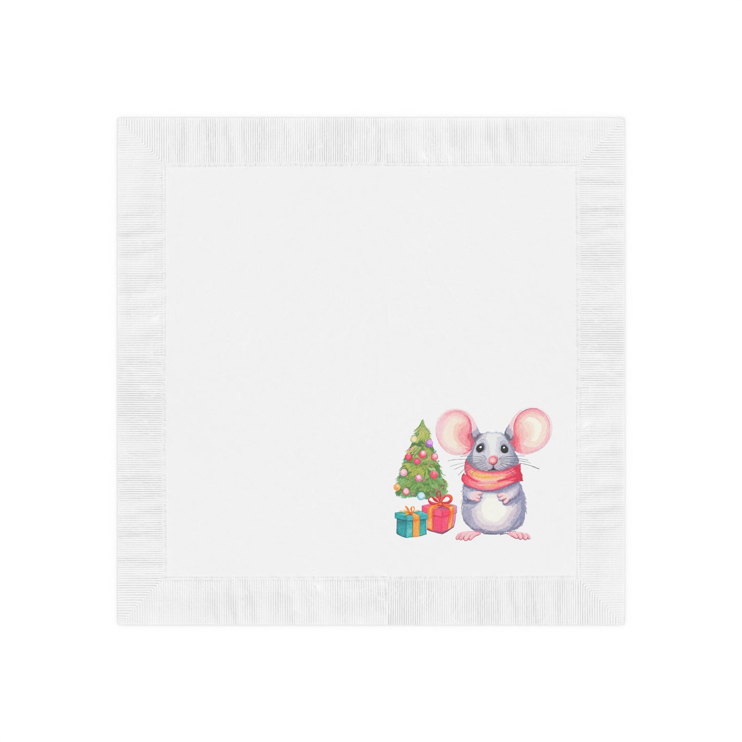 White Coined Napkins