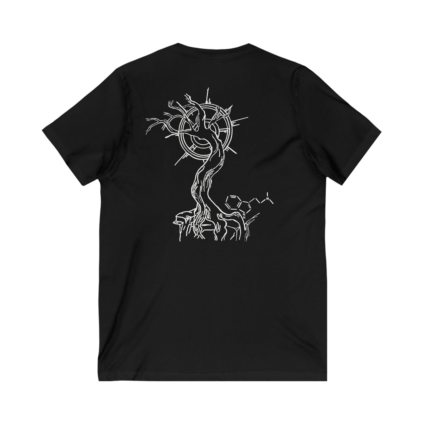 Unisex Jersey Short Sleeve V-Neck Tee