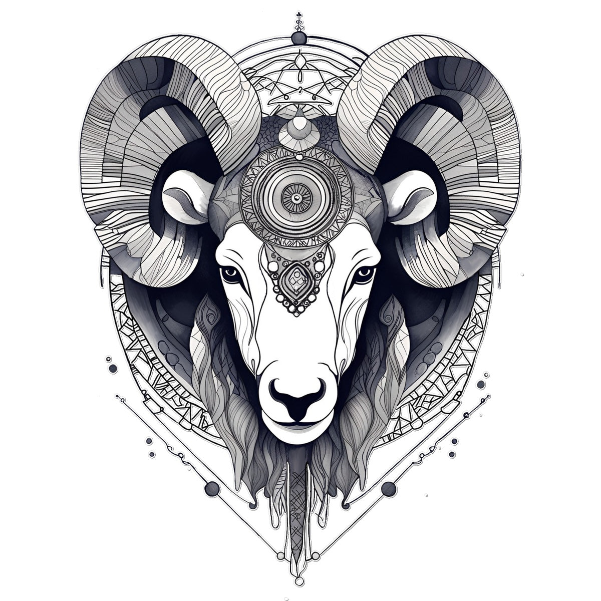 Aries Temporary Tattoo