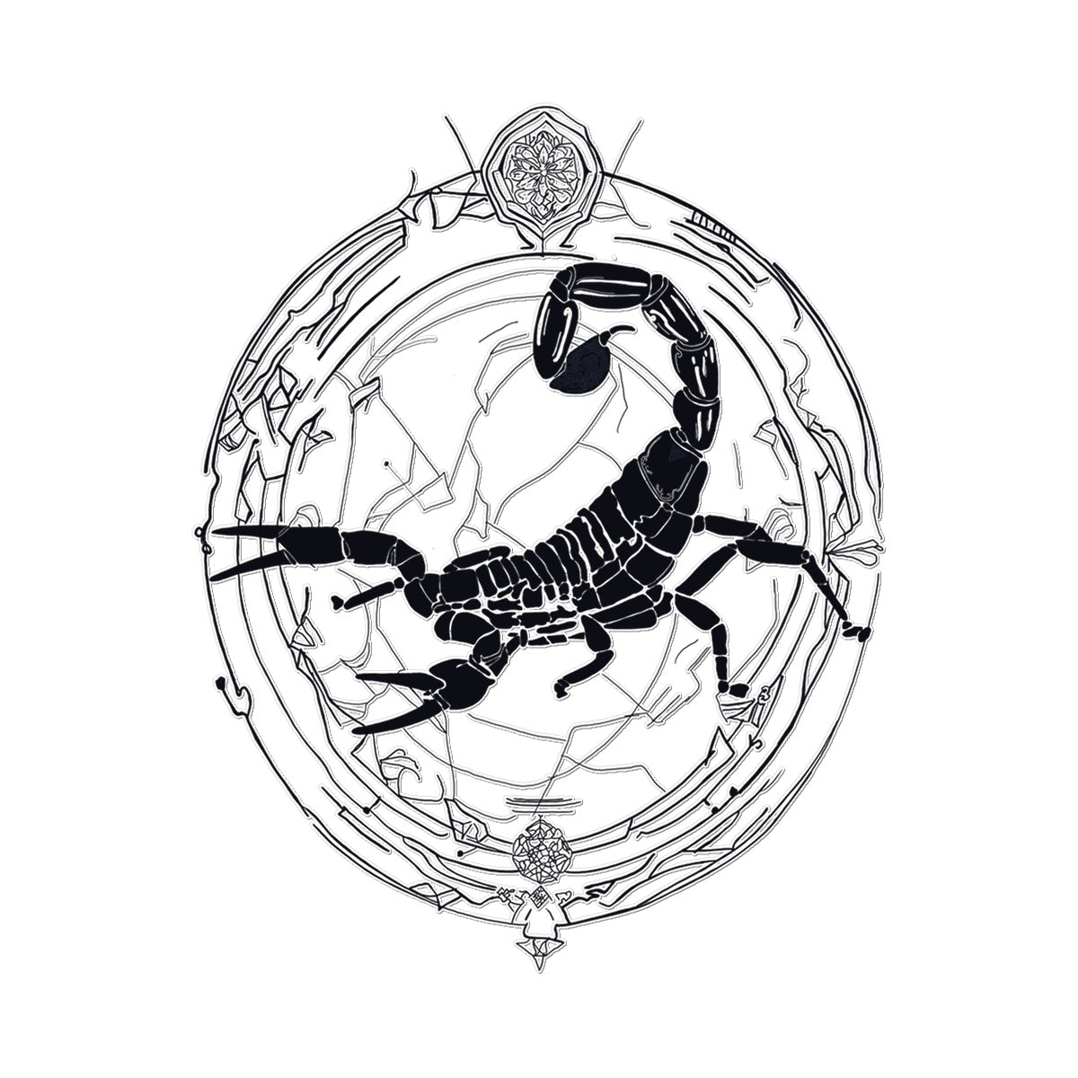 Scorpio Temporary Tattoo