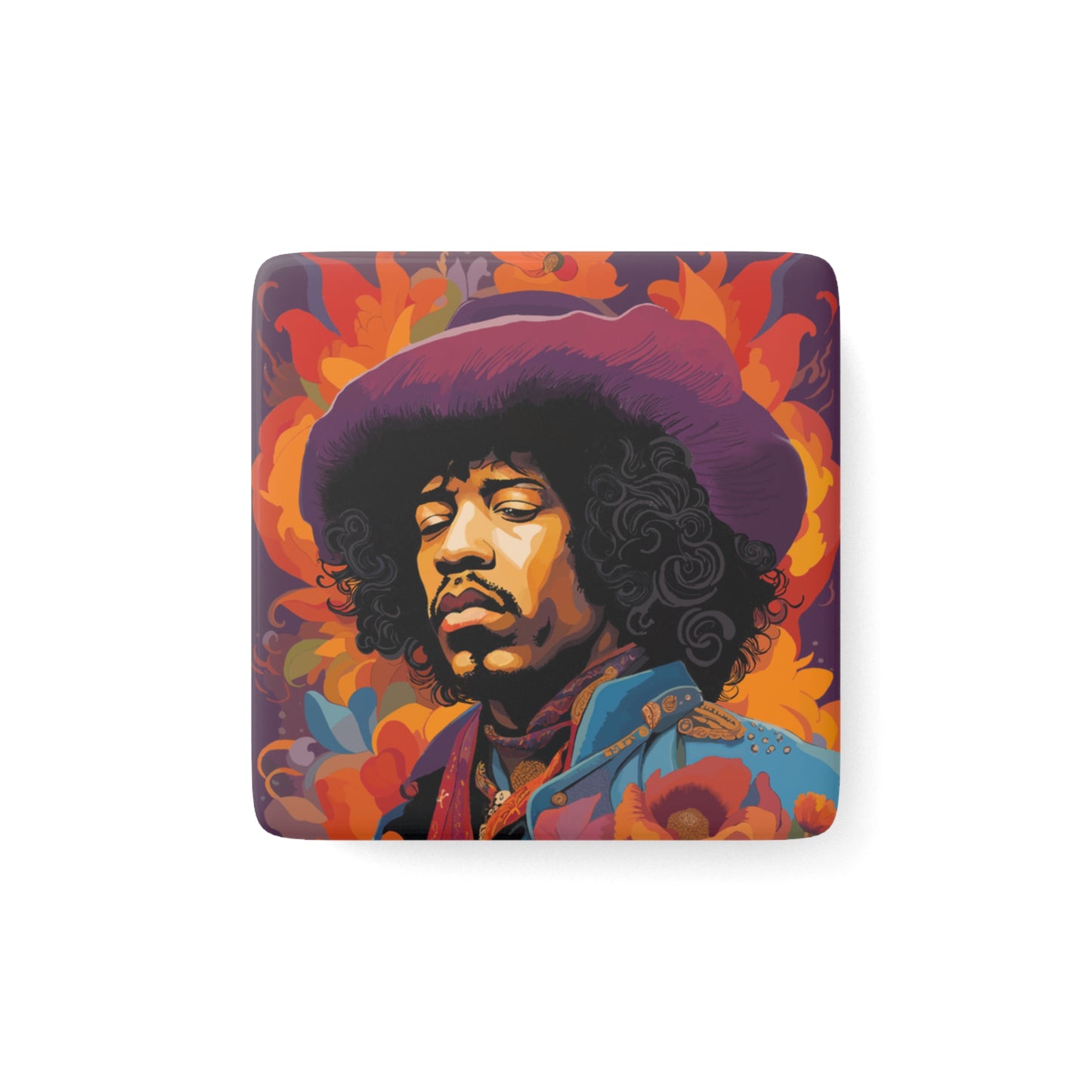 Porcelain Magnet, Square