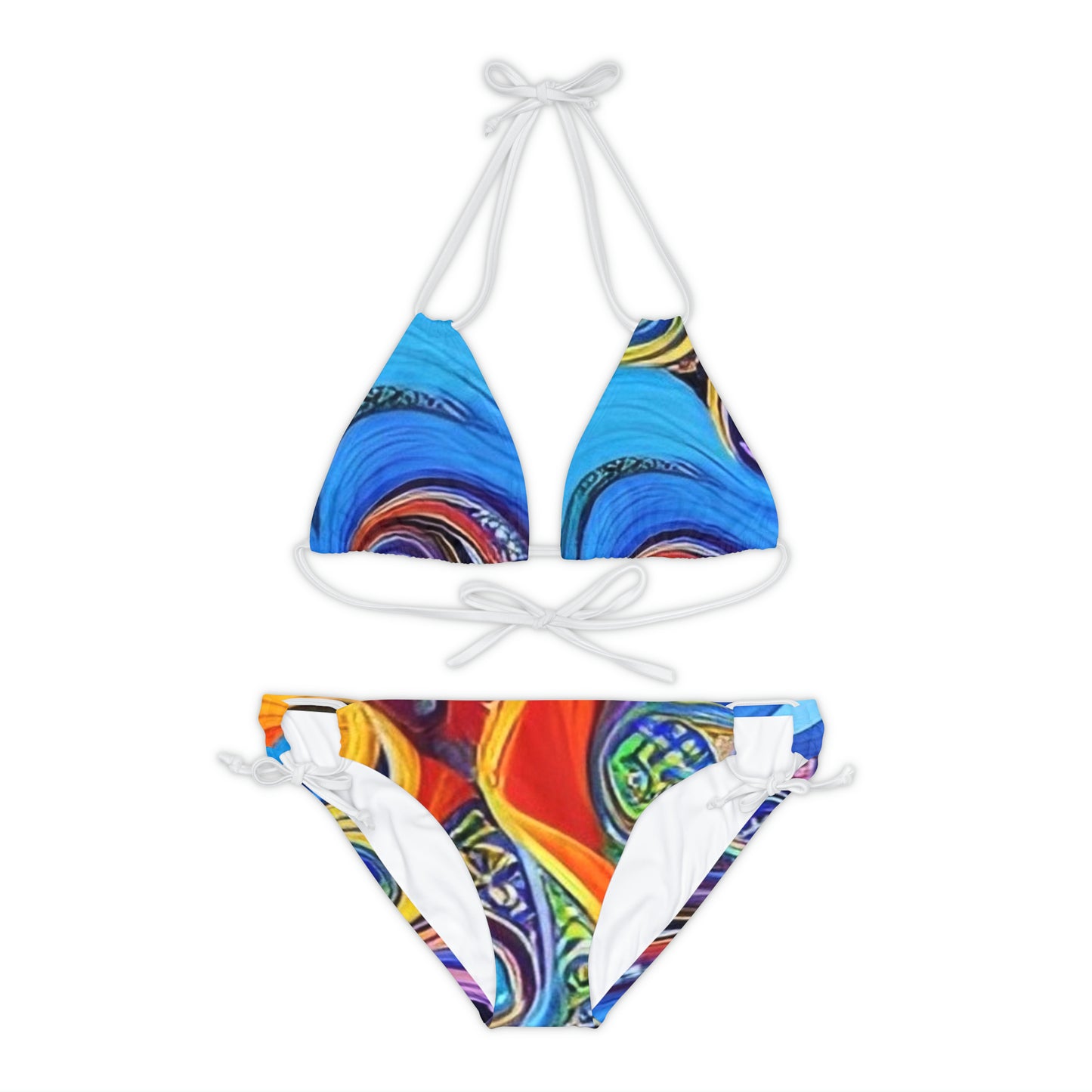 Strappy Bikini Set (AOP)