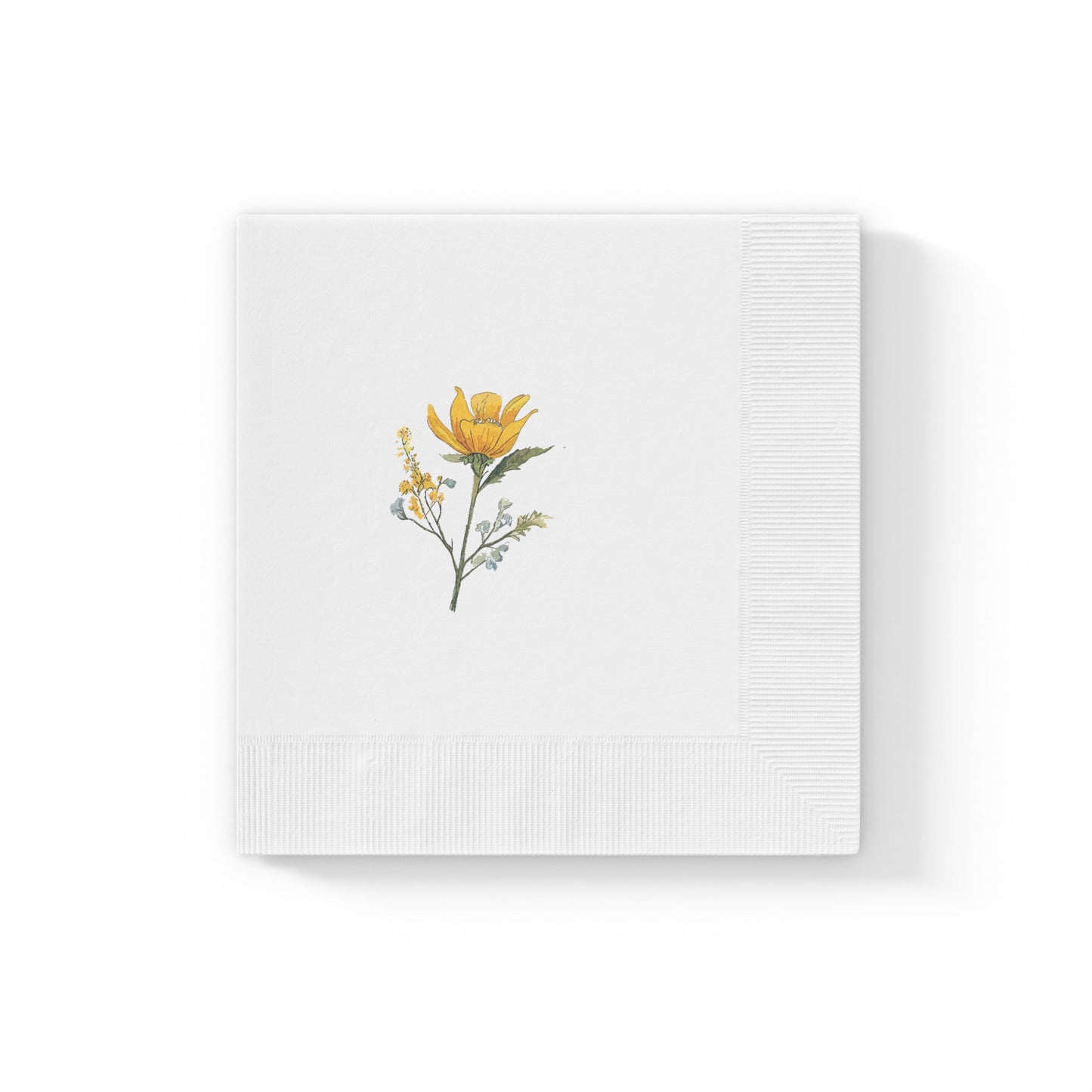 White Coined Napkins