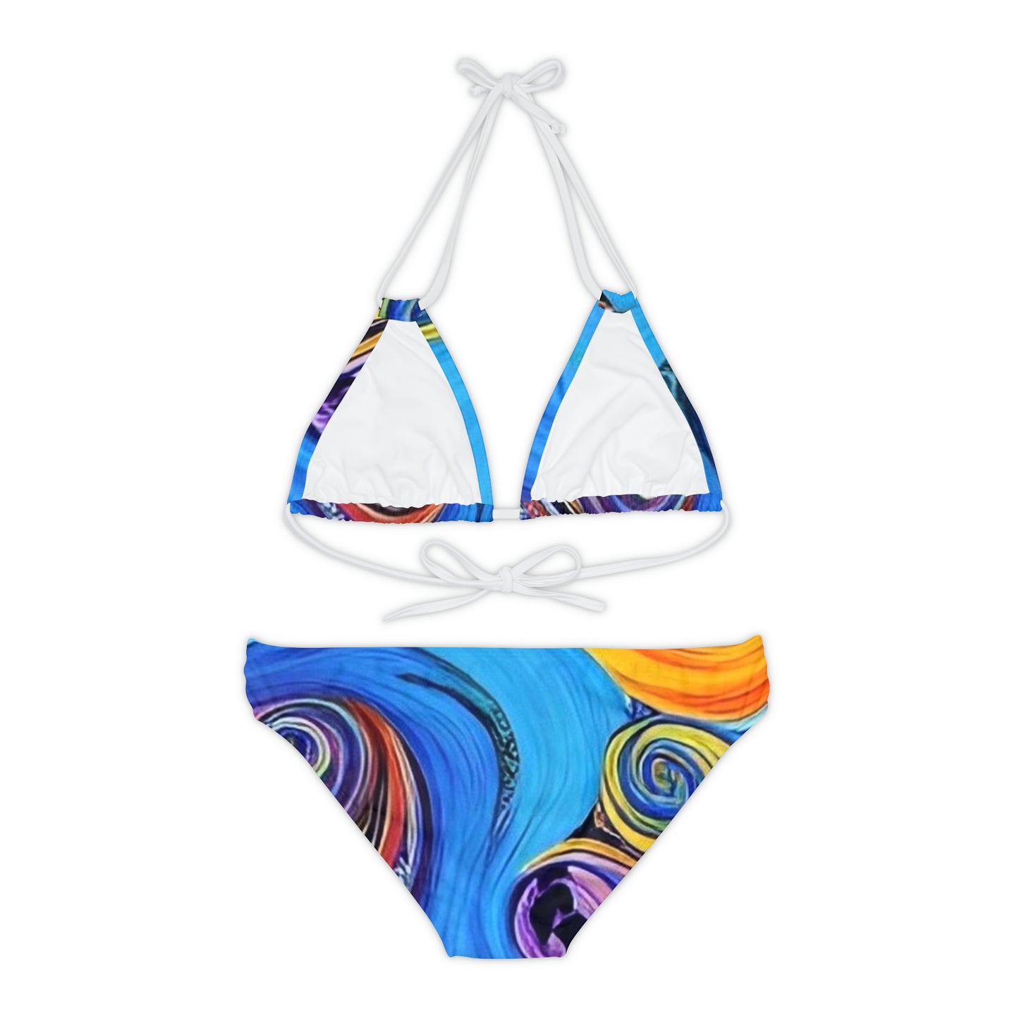 Strappy Bikini Set (AOP)