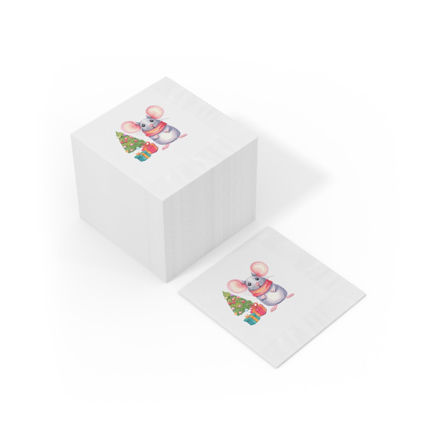 White Coined Napkins