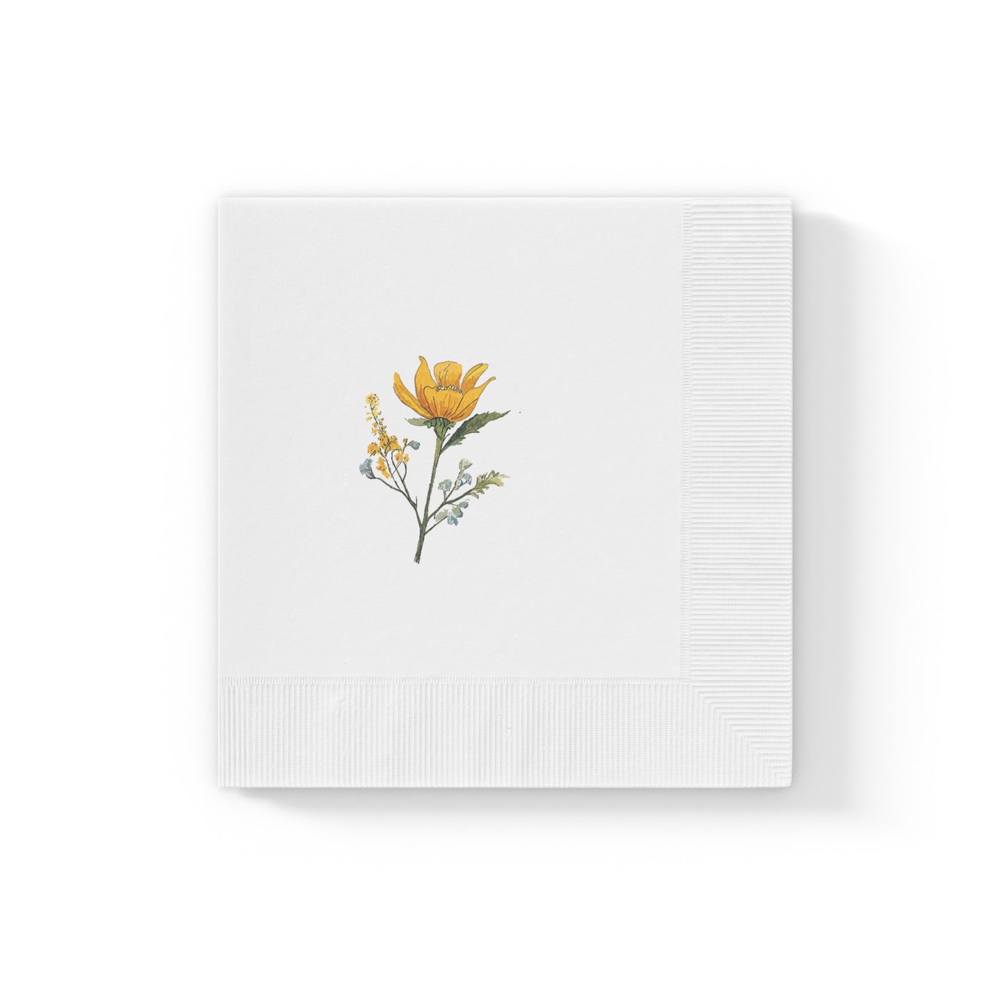 White Coined Napkins