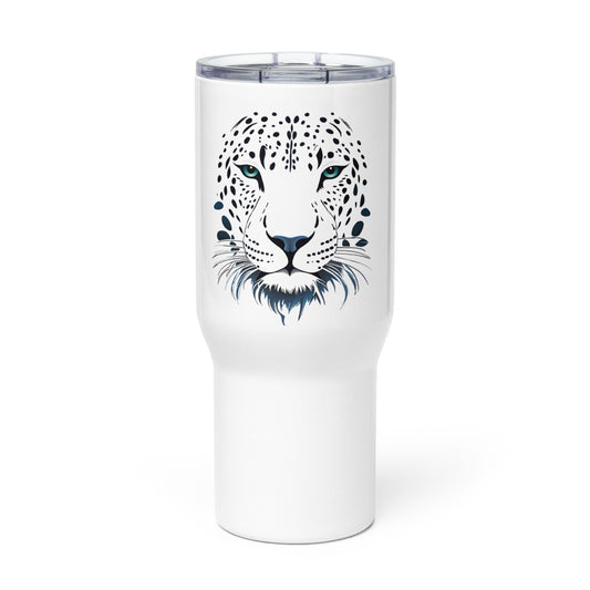 Travel mug with a handle