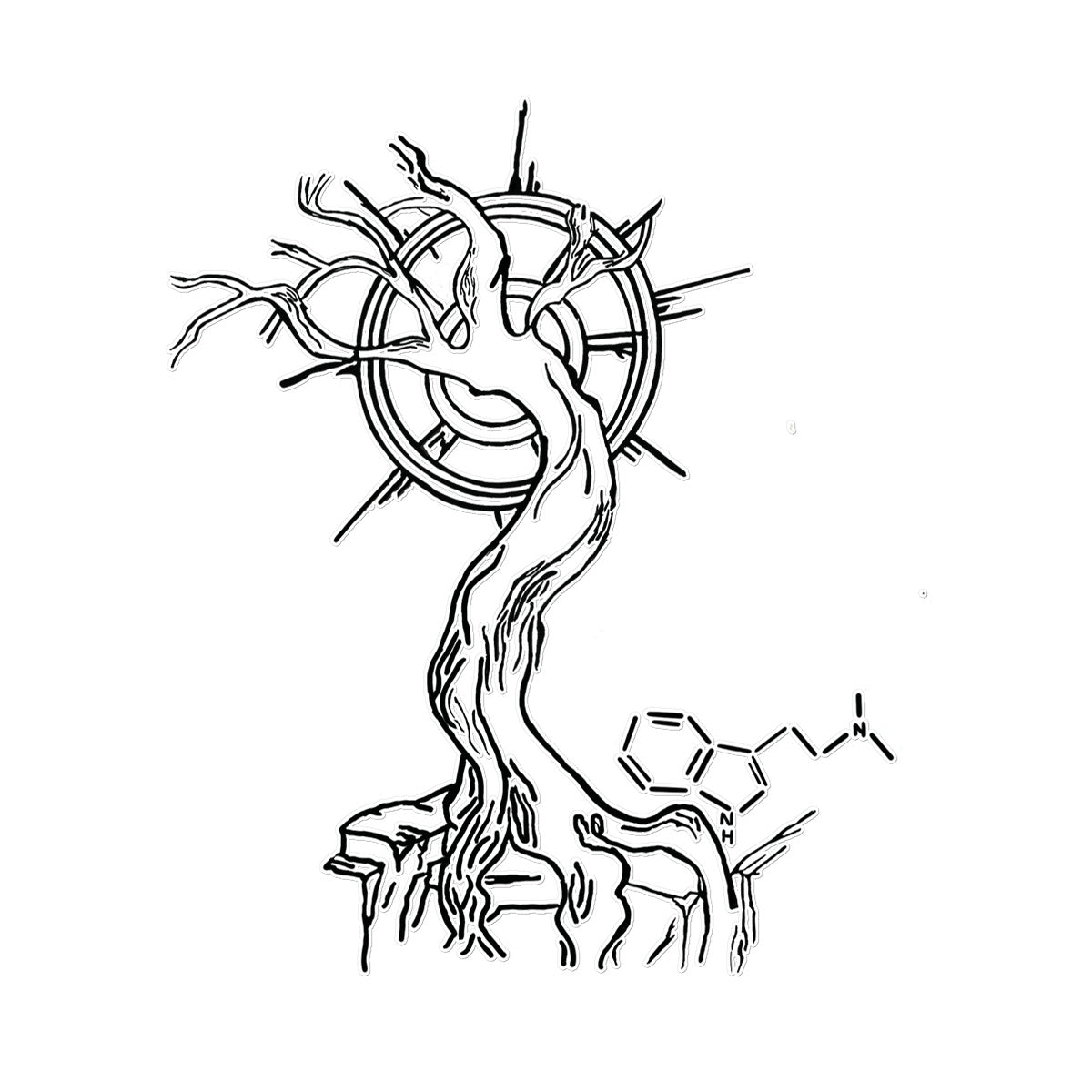 Capi tree  Temporary Tattoo