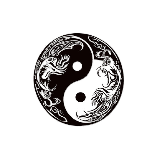 yin/yang Temporary Tattoo